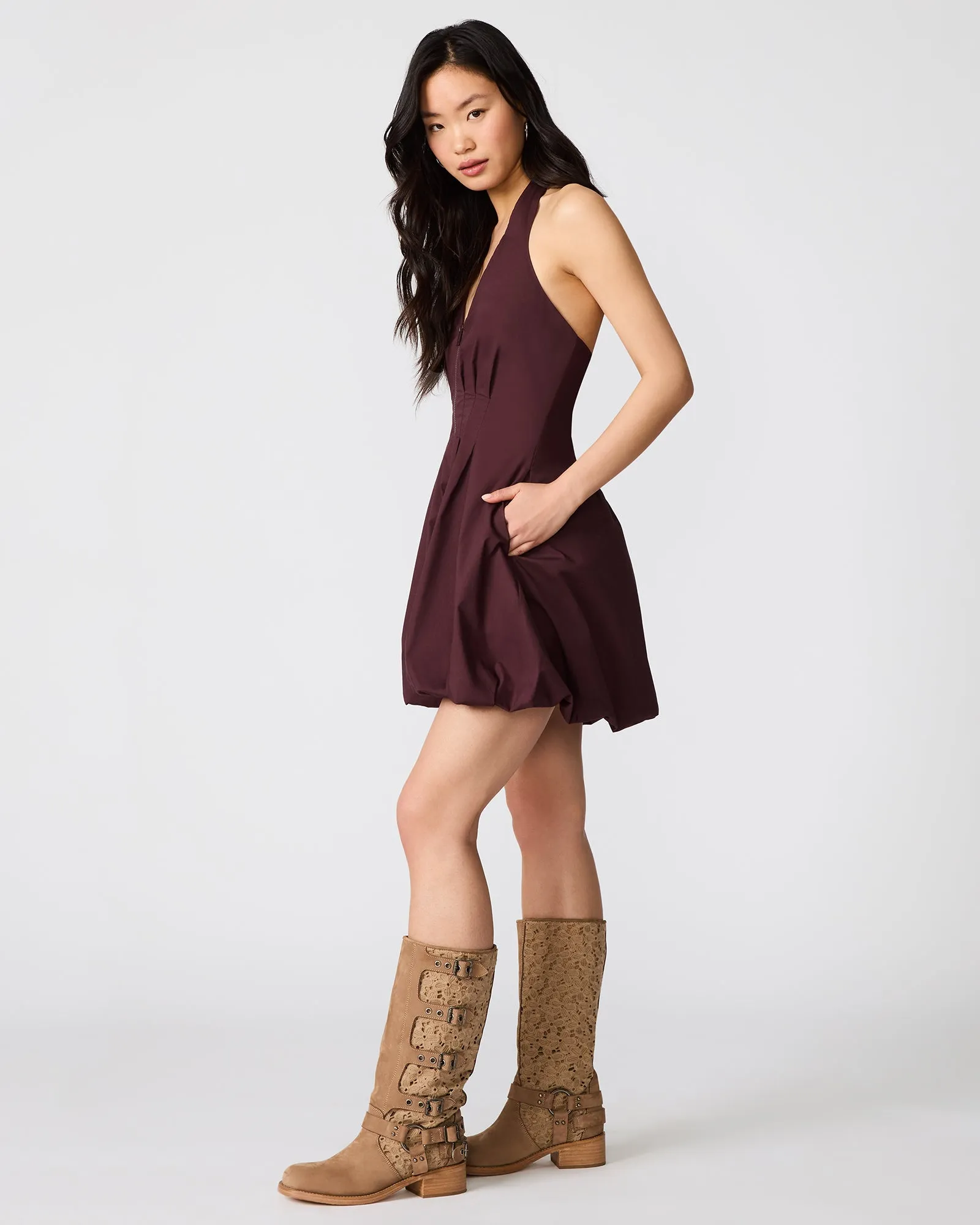 DIANNA DRESS CHOCOLATE sold by Steve Madden product image thumbnail 3