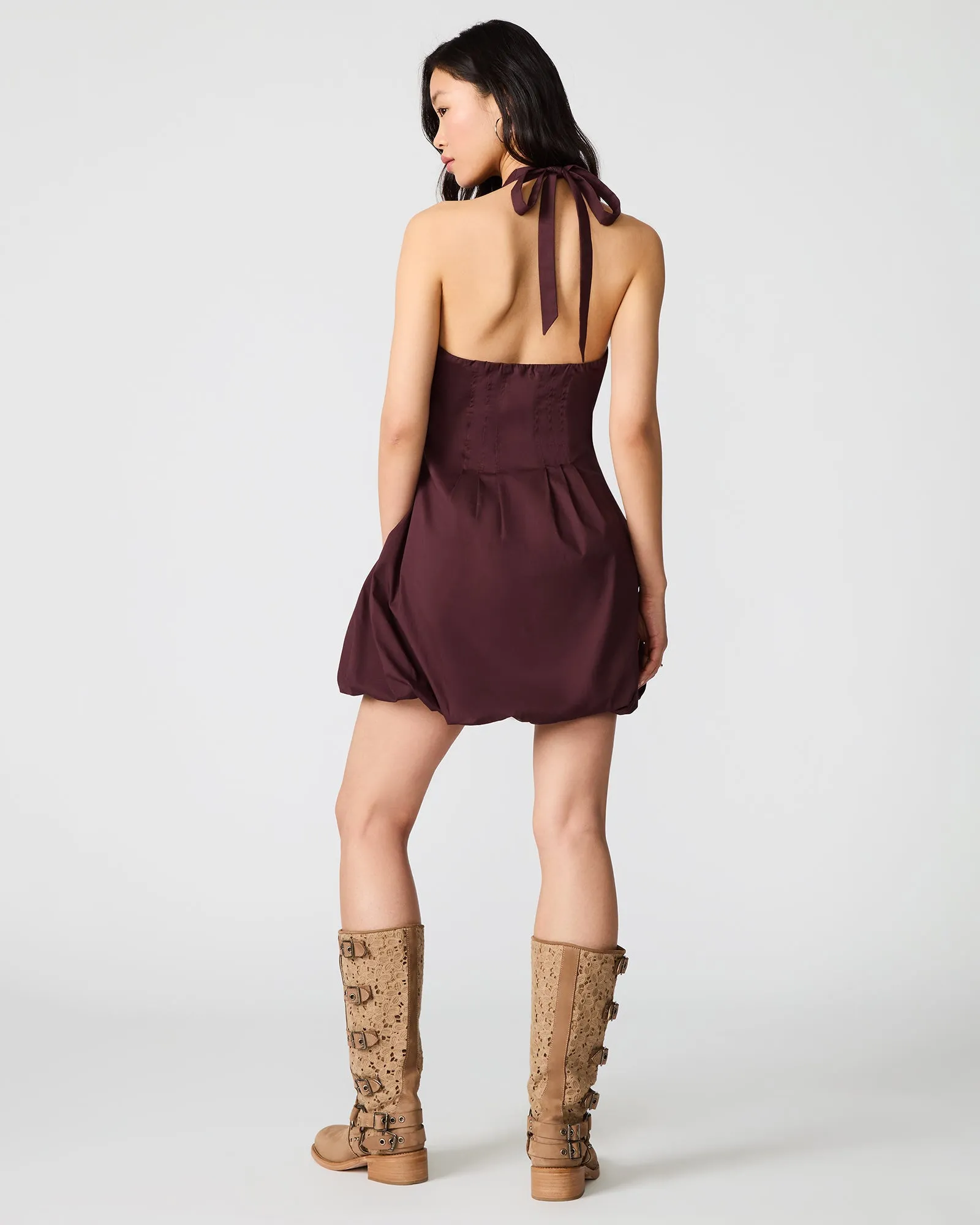 DIANNA DRESS CHOCOLATE sold by Steve Madden product image thumbnail 5
