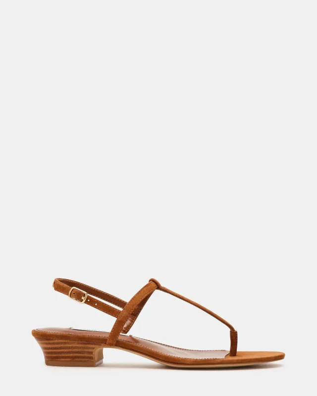 RALIA CHESTNUT SUEDE made by Steve Madden