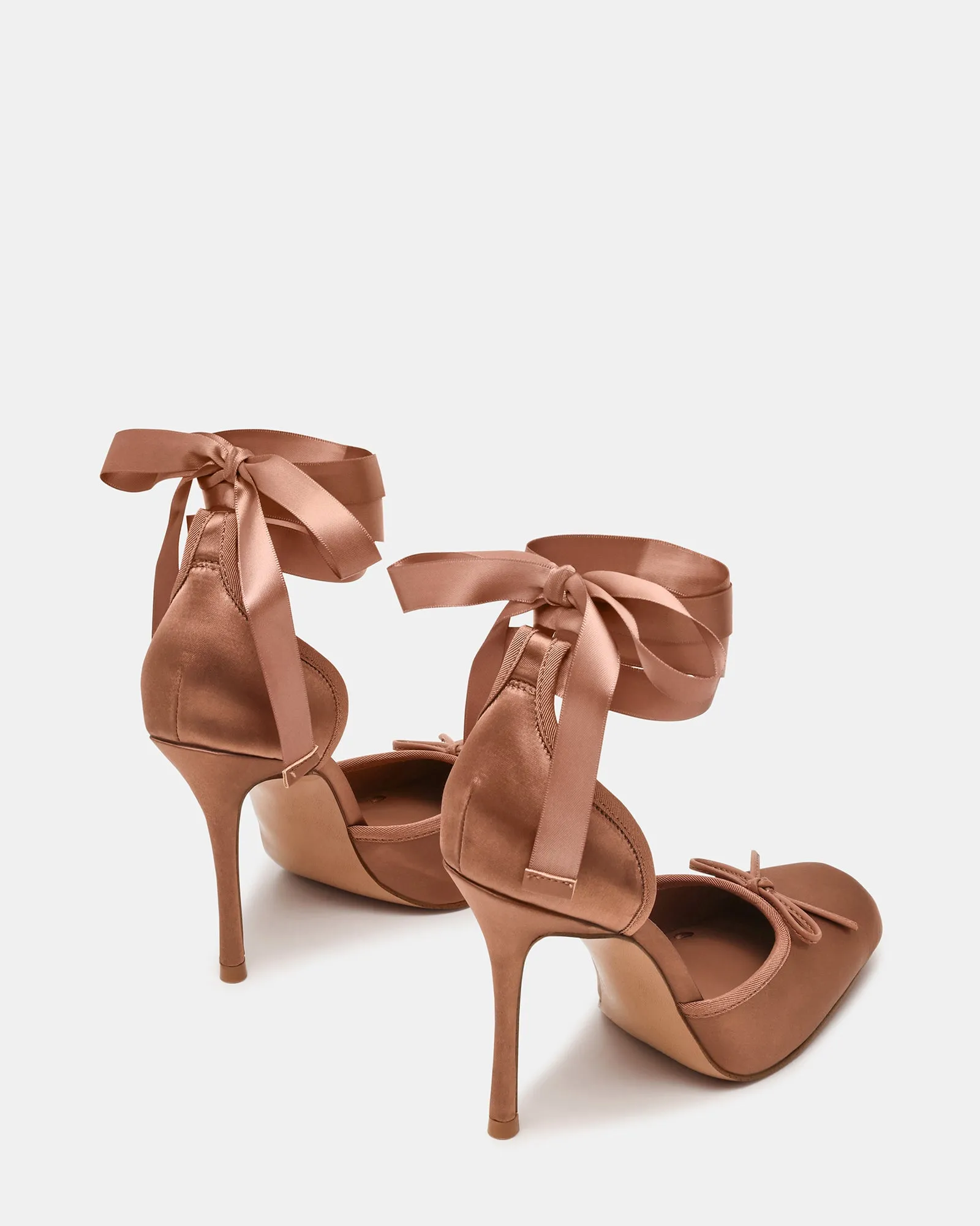 LARINA TAN SATIN sold by Steve Madden product image thumbnail 5