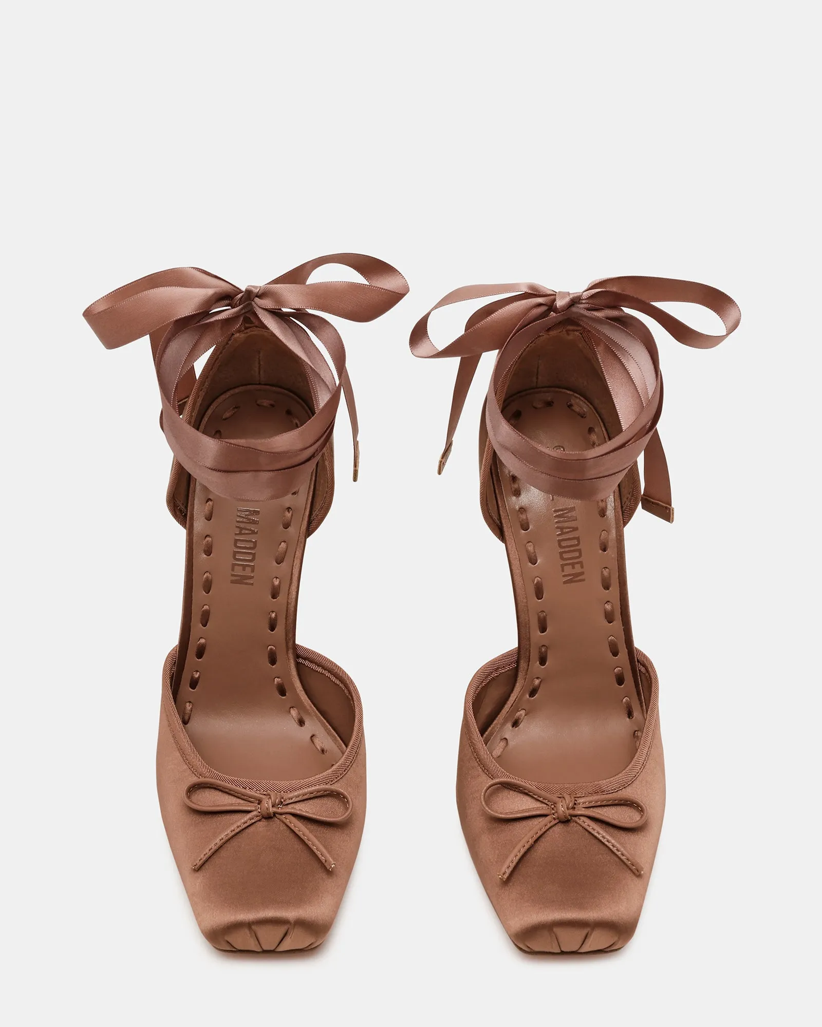 LARINA TAN SATIN sold by Steve Madden product image thumbnail 4