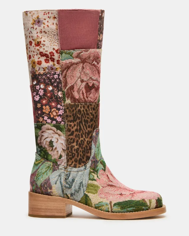 RIGGS FLORAL MULTI PATCHES made by Steve Madden