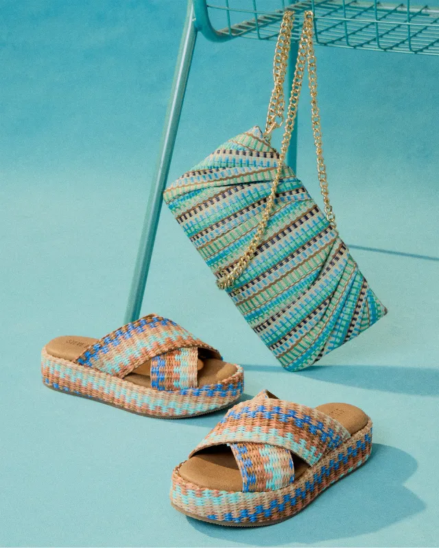 TULUM SANDAL & TULUM BAG BUNDLE made by Steve Madden