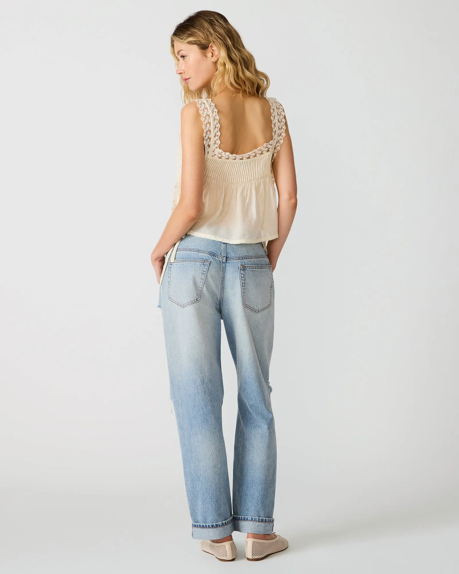 EASTEN TOP CREAM sold by Steve Madden product image thumbnail 5