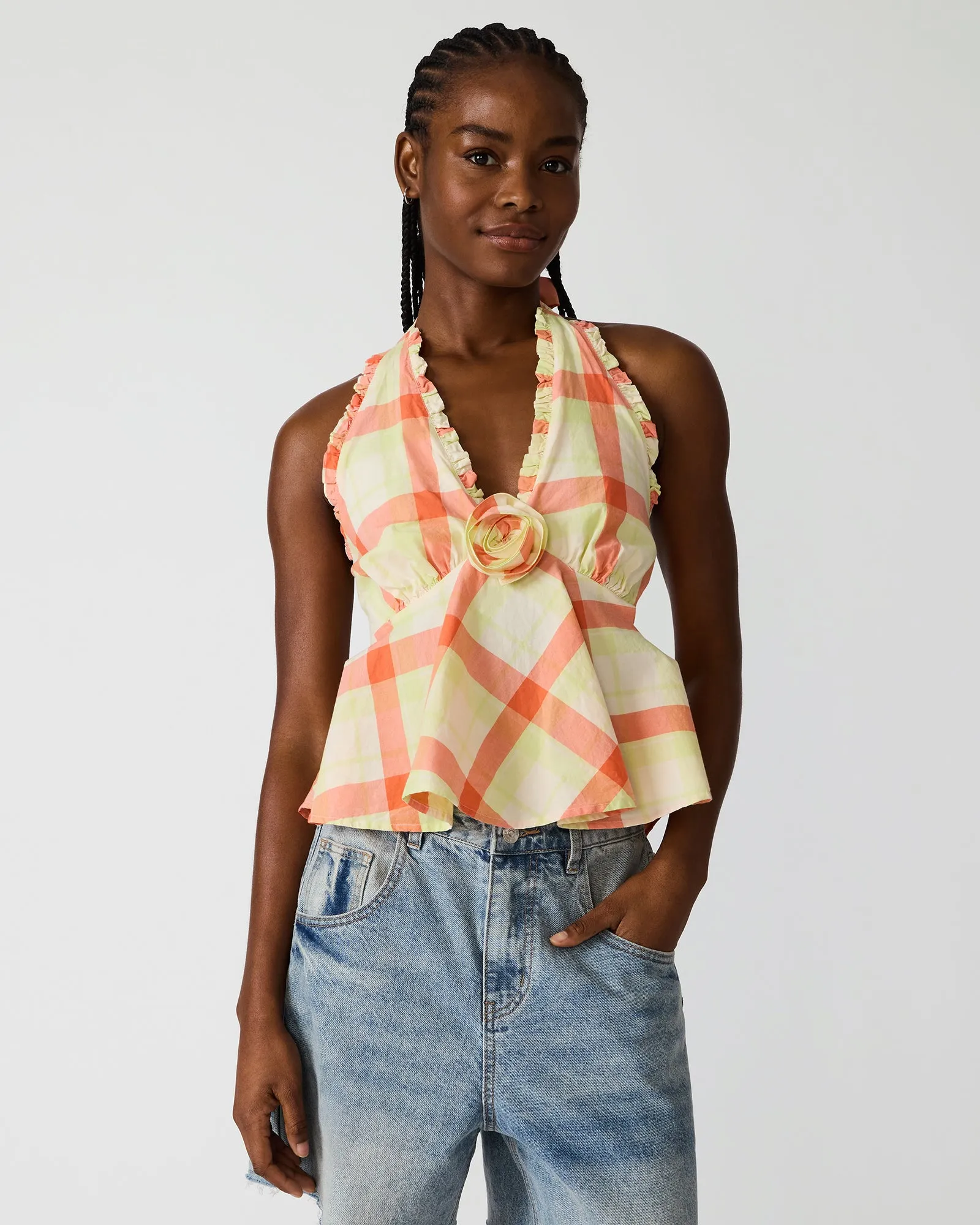 TANIA TOP PLAID sold by Steve Madden product image thumbnail 2