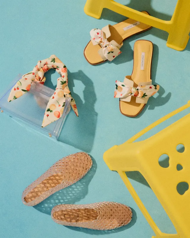 GROVE FLAT & PEACH BAG BUNDLE made by Steve Madden