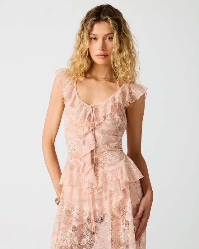 KASEY KNIT TOP ENGLISH ROSE made by Steve Madden