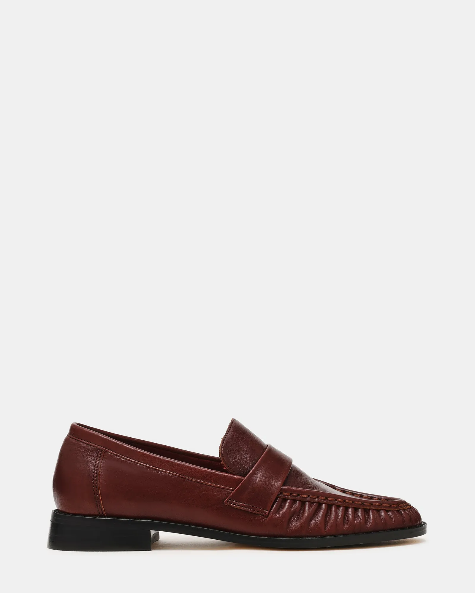RONIE MAHOGANY LEATHER sold by Steve Madden