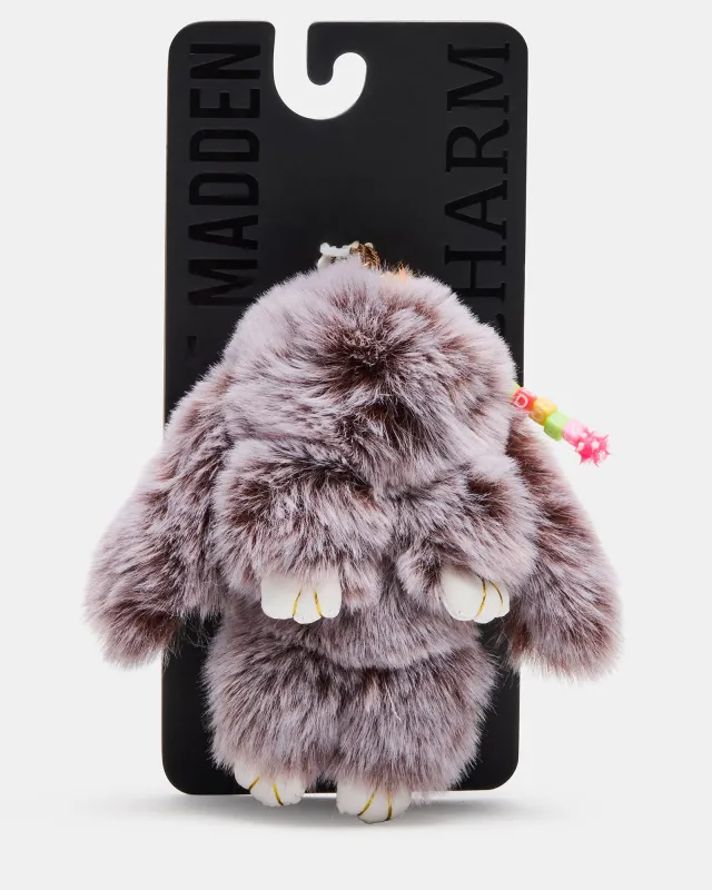 BUNNY BAG CHARM CHOCOLATE made by Steve Madden