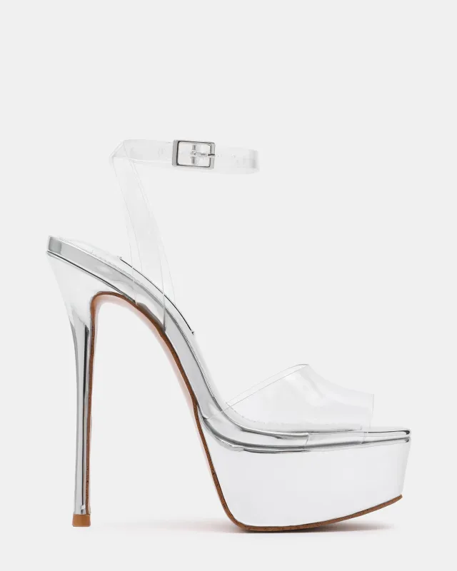 JEZZICA CLEAR made by Steve Madden