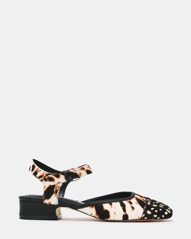 NOVIE BLACK/WHITE/MULTI made by Steve Madden