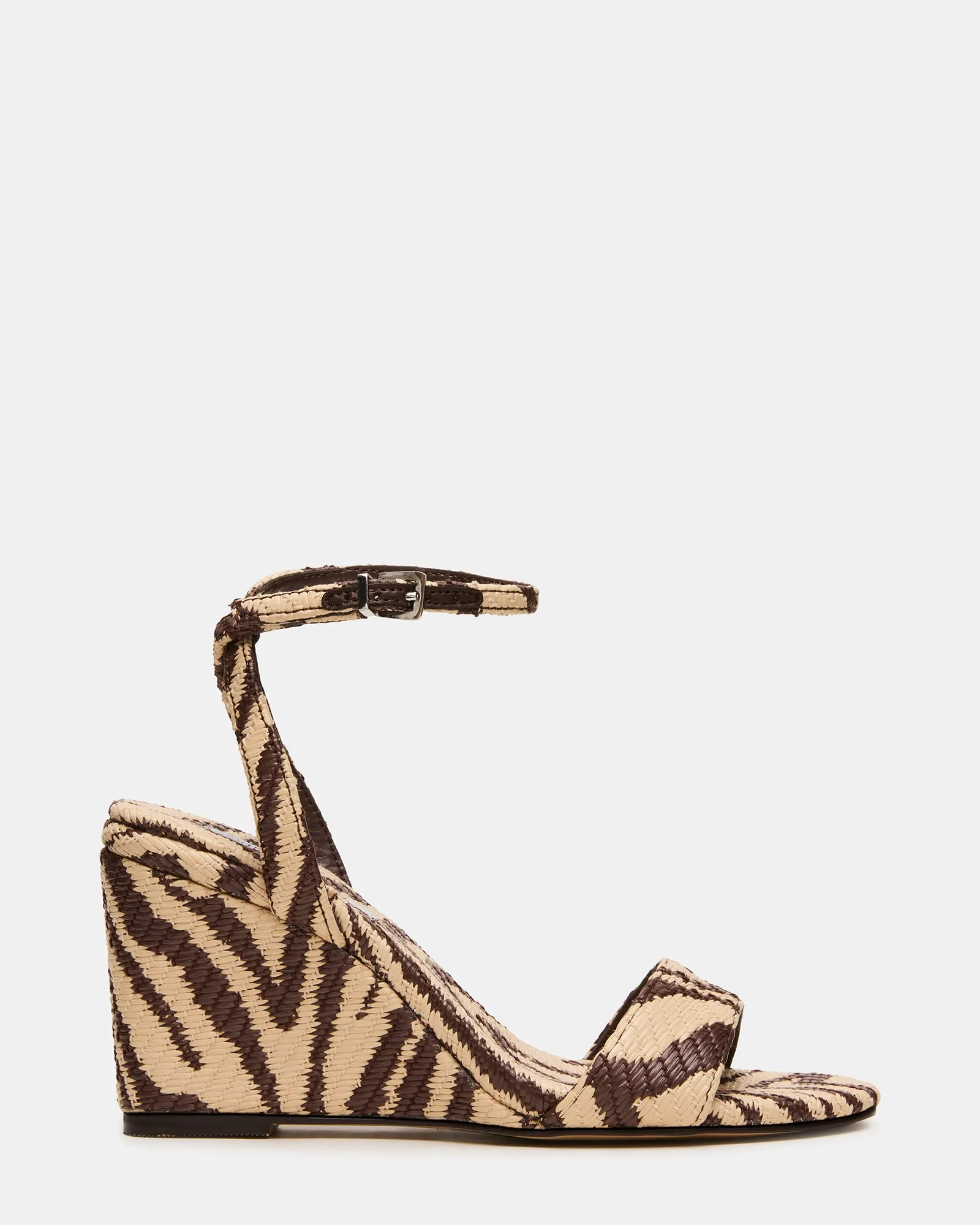 MYKA ZEBRA RAFFIA sold by Steve Madden