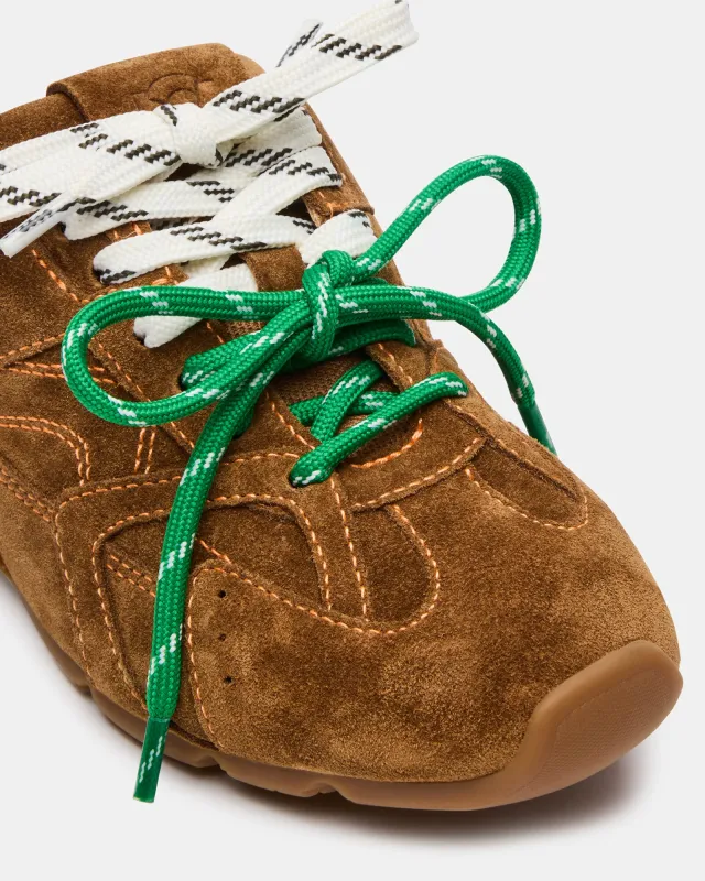 AZIEL MULE SNEAKER & SHOELACE GREEN BUNDLE made by Steve Madden