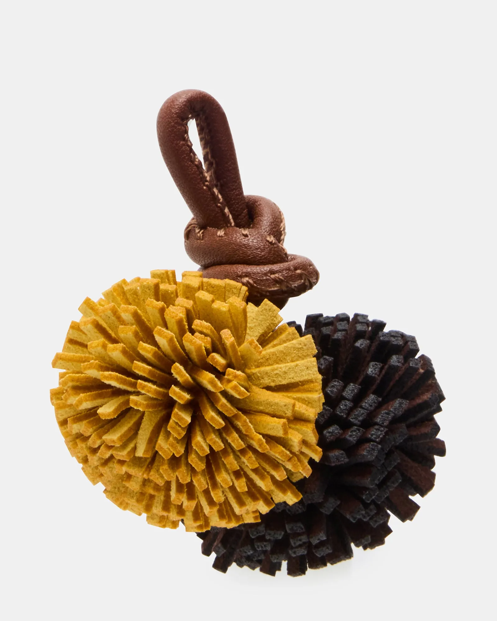 AZIEL SNEAKER & POM SHOE CHARM BROWN/MULTI BUNDLE sold by Steve Madden product image thumbnail 3