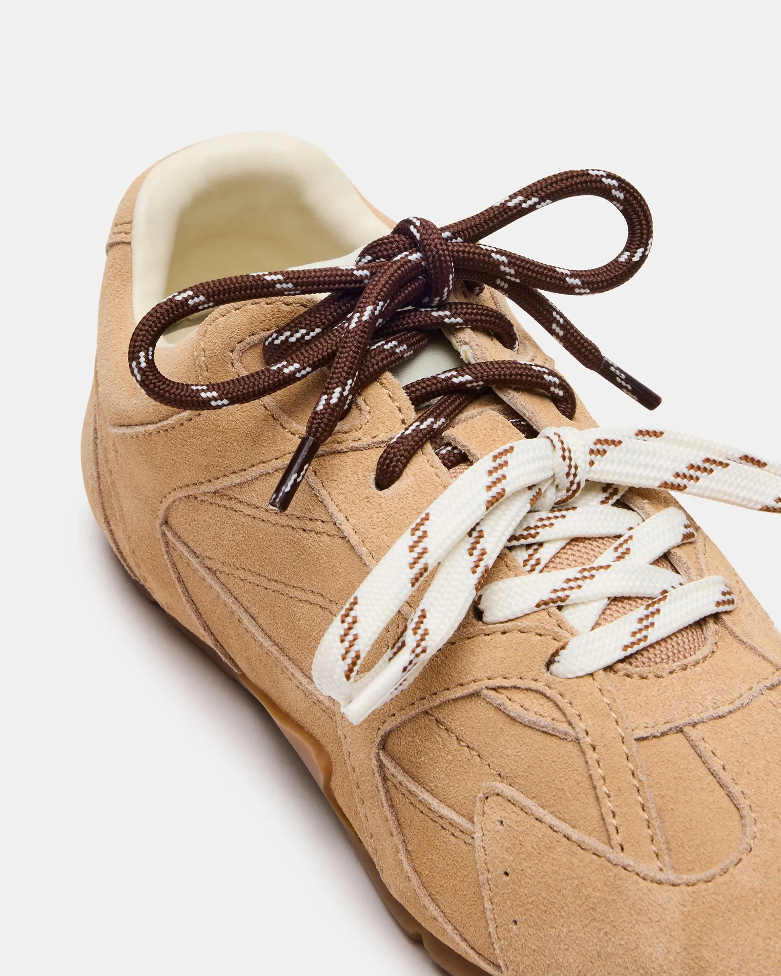 AZIEL SNEAKER & SHOELACE BROWN BUNDLE sold by Steve Madden
