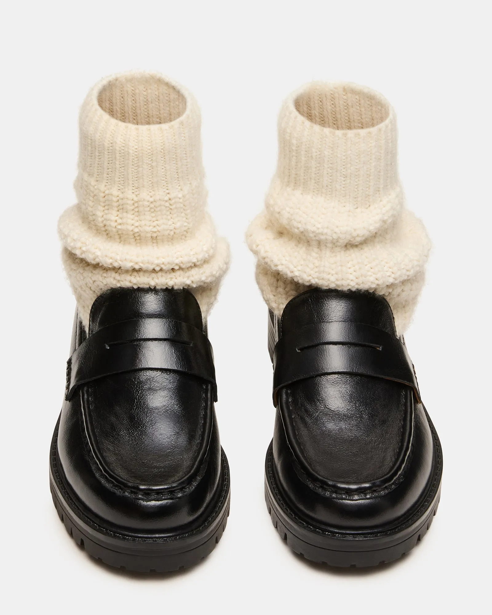 MATEO BLACK LEATHER sold by Steve Madden product image thumbnail 4
