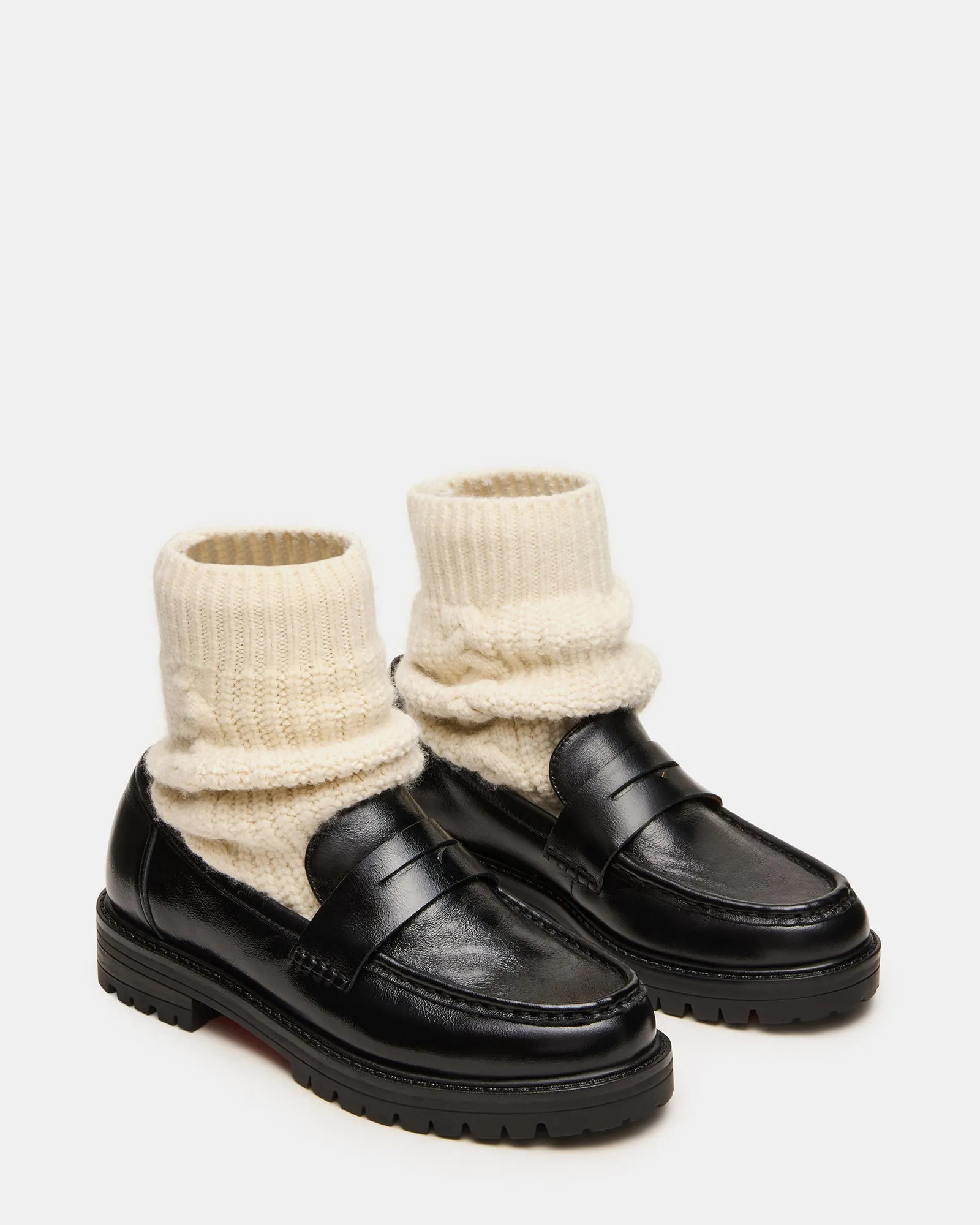 MATEO BLACK LEATHER sold by Steve Madden product image thumbnail 2