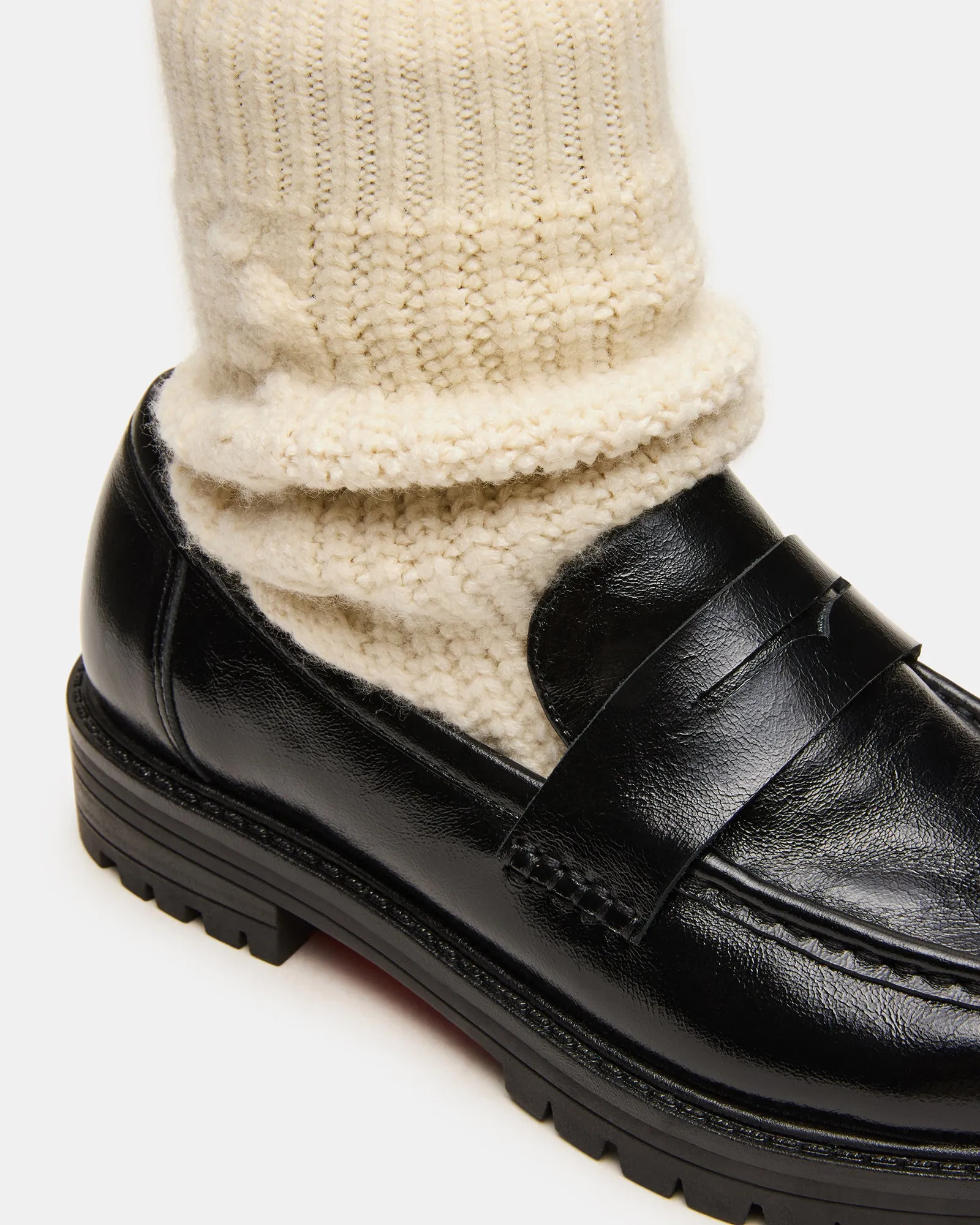 MATEO BLACK LEATHER sold by Steve Madden product image thumbnail 3