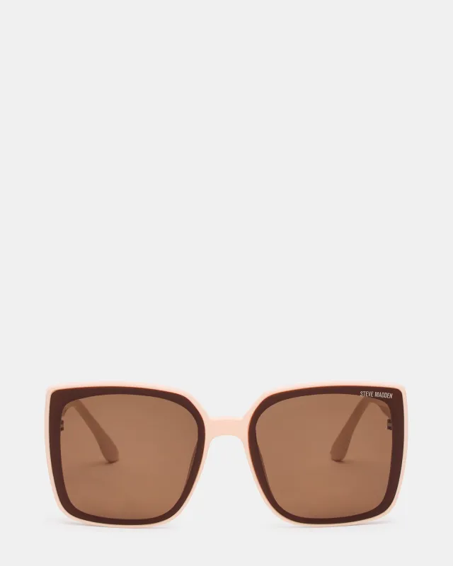 MALERIE SUNGLASSES TAN made by Steve Madden