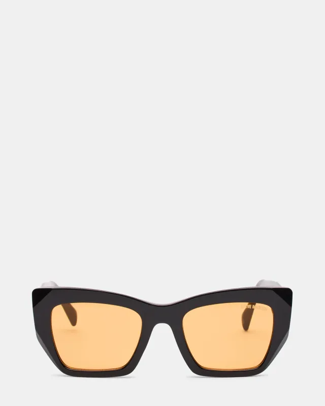 TIVI SUNGLASSES BLACK made by Steve Madden