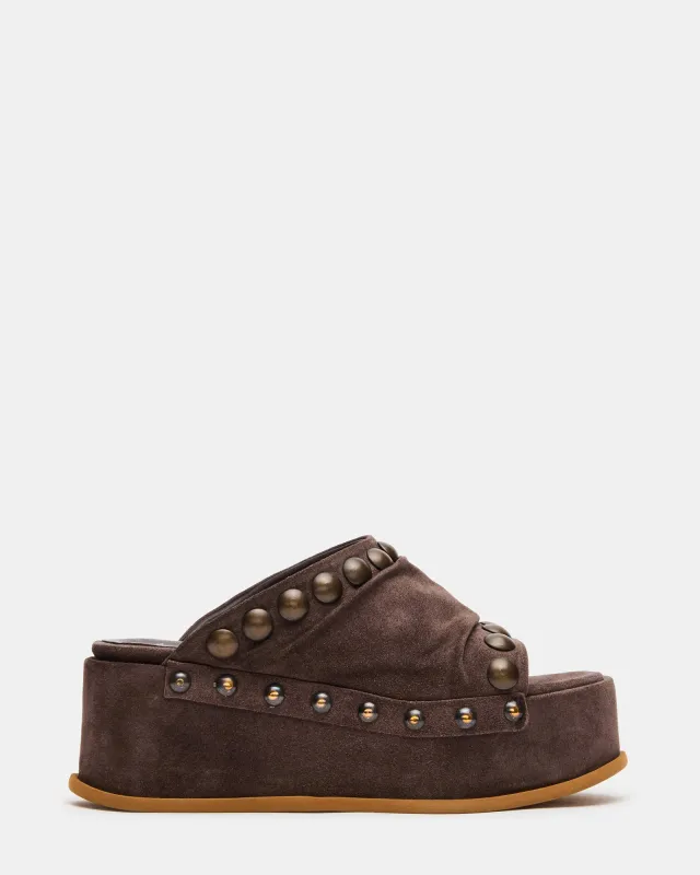 JULIUS TAUPE SUEDE made by Steve Madden