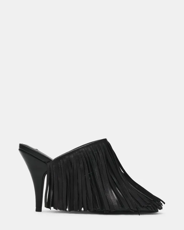 ESKA BLACK LEATHER made by Steve Madden
