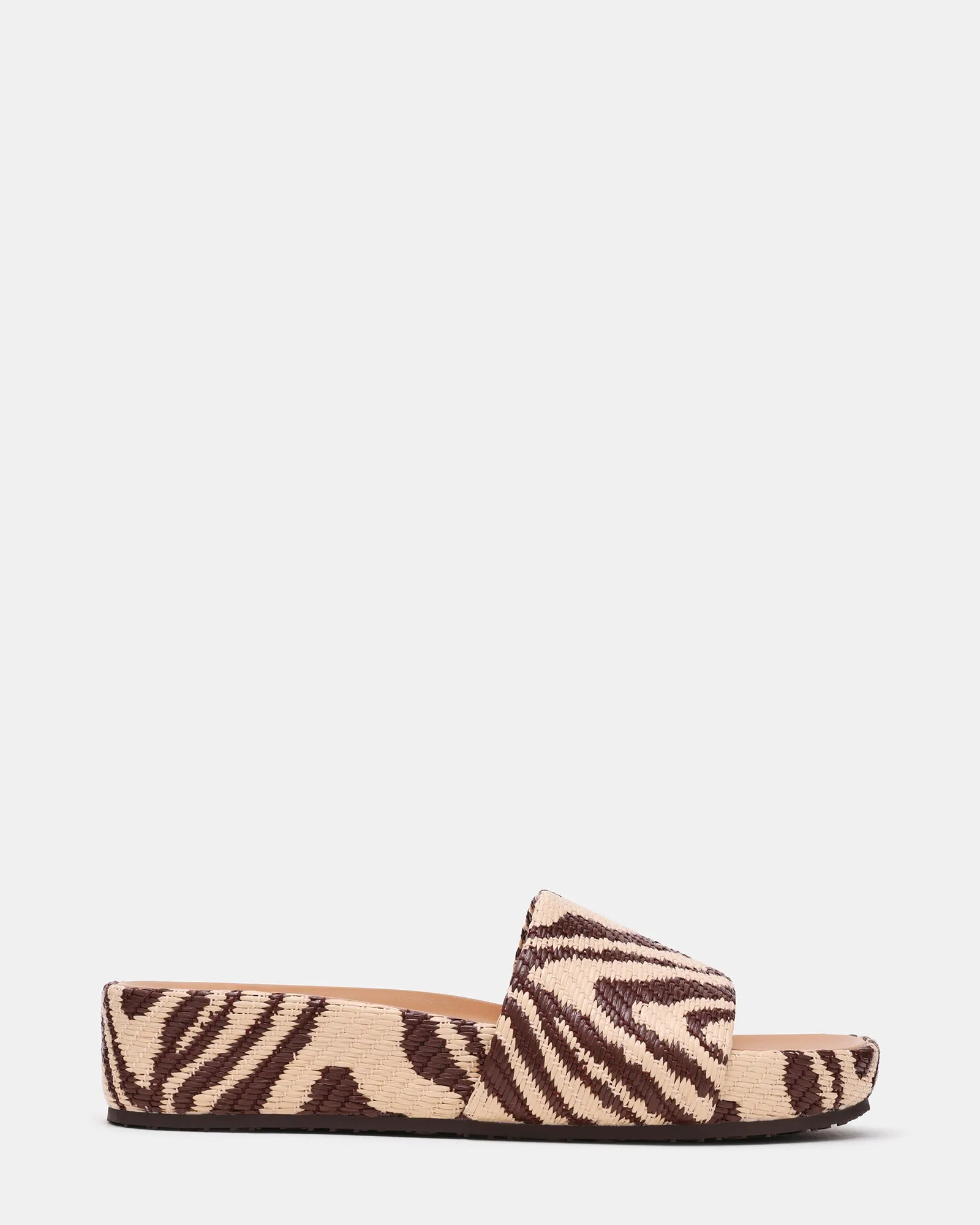 JEMMY ZEBRA RAFFIA sold by Steve Madden
