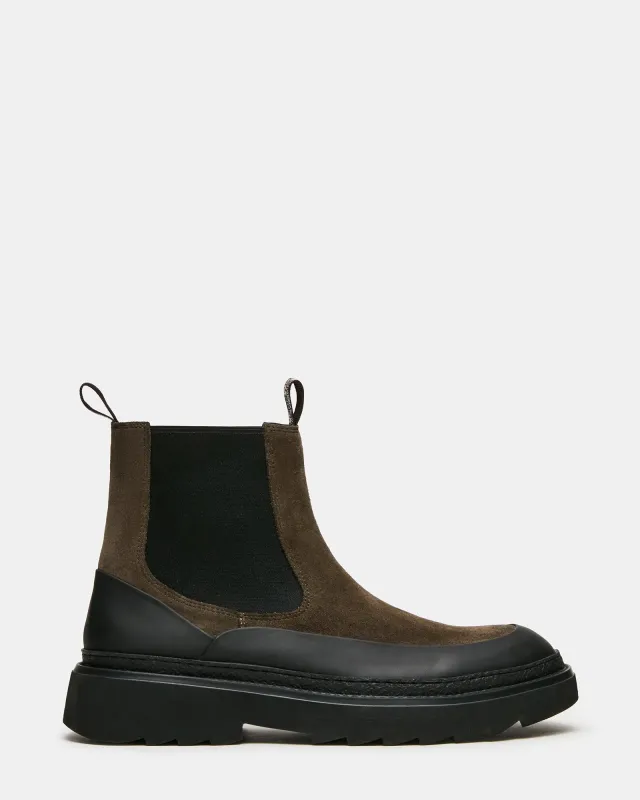 RYLAN KHAKI SUEDE made by Steve Madden