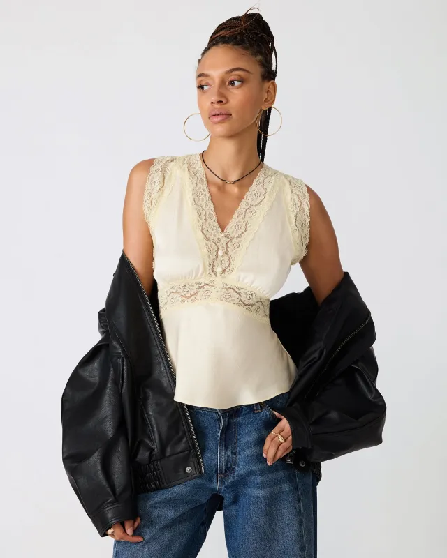 ELINOR TOP CREAM made by Steve Madden