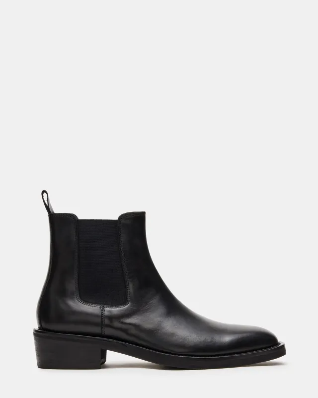 DESPERADO BLACK LEATHER made by Steve Madden