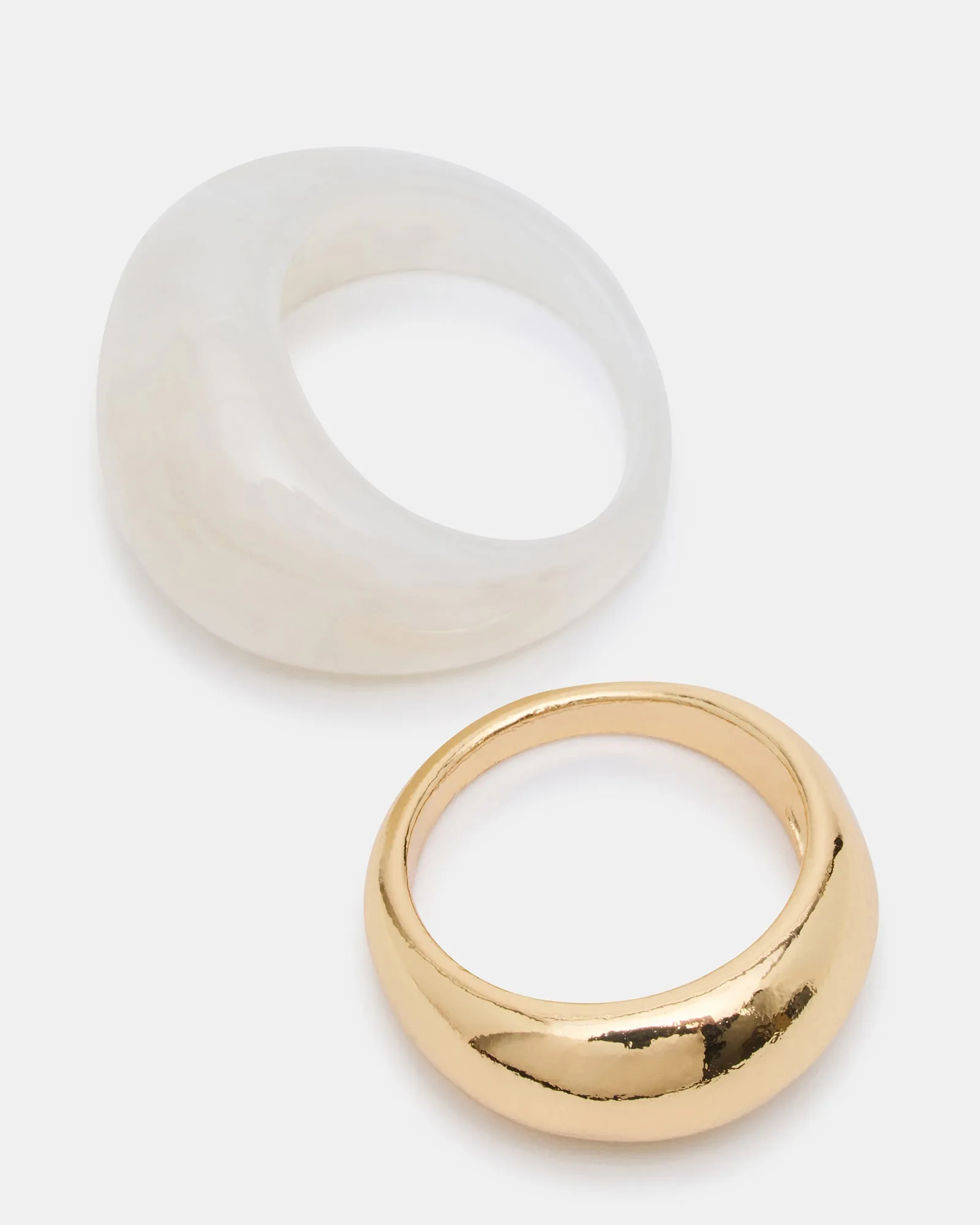 RESIN RING SET NATURAL sold by Steve Madden product image thumbnail 2