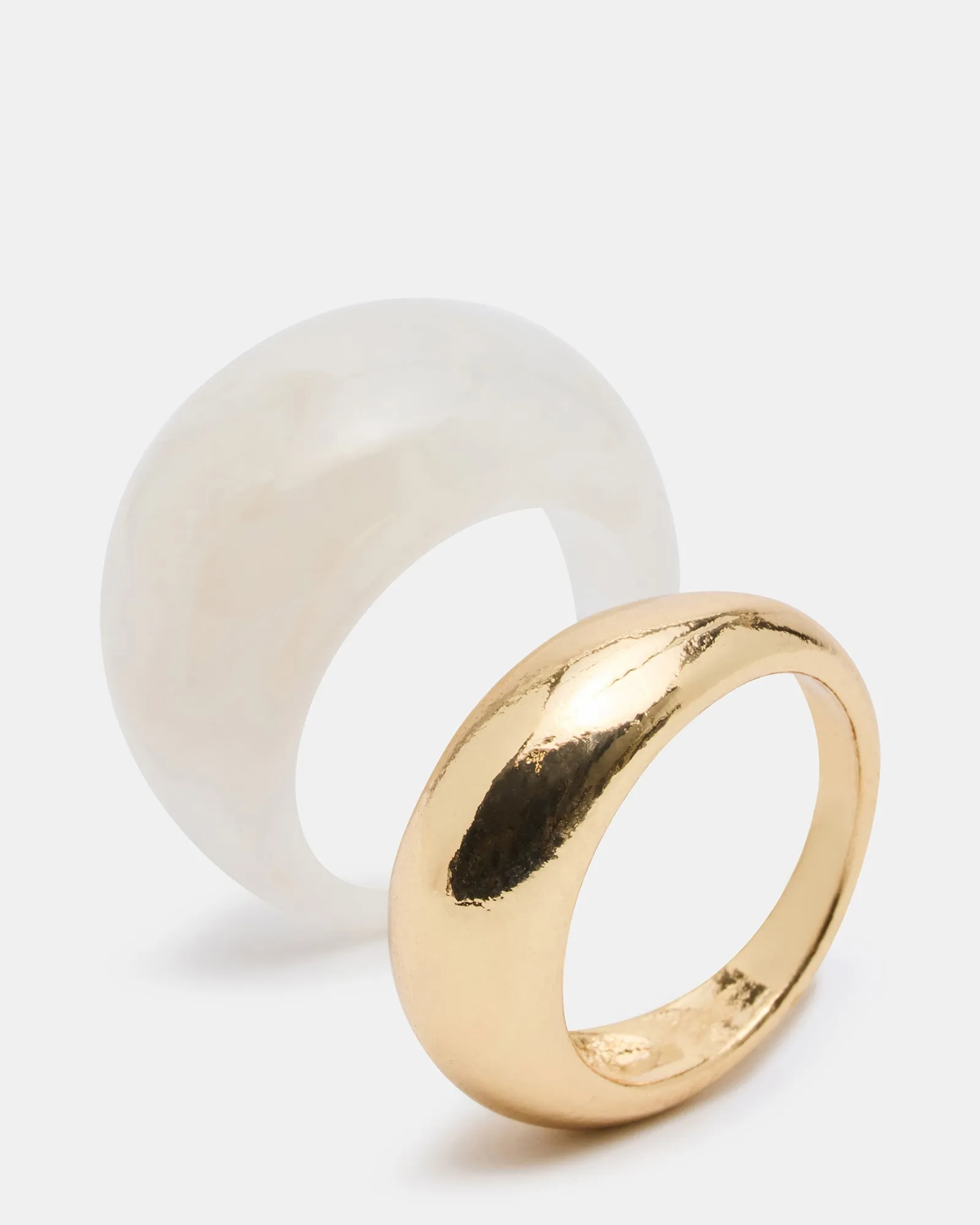 RESIN RING SET NATURAL sold by Steve Madden product image thumbnail 3