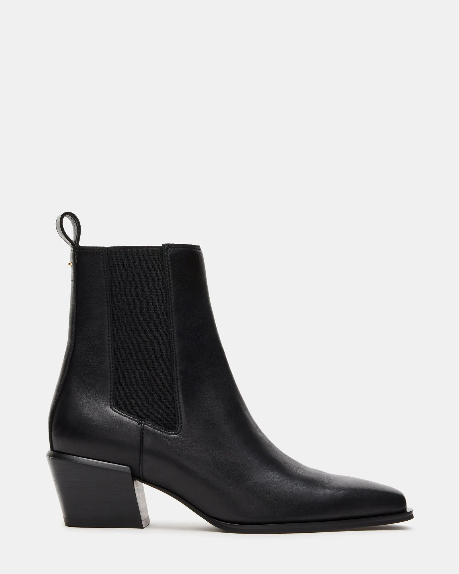 DAXEN BLACK LEATHER sold by Steve Madden