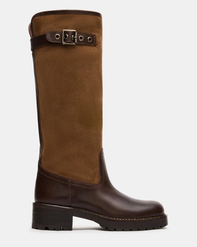 RAMBLE BROWN MULTI made by Steve Madden