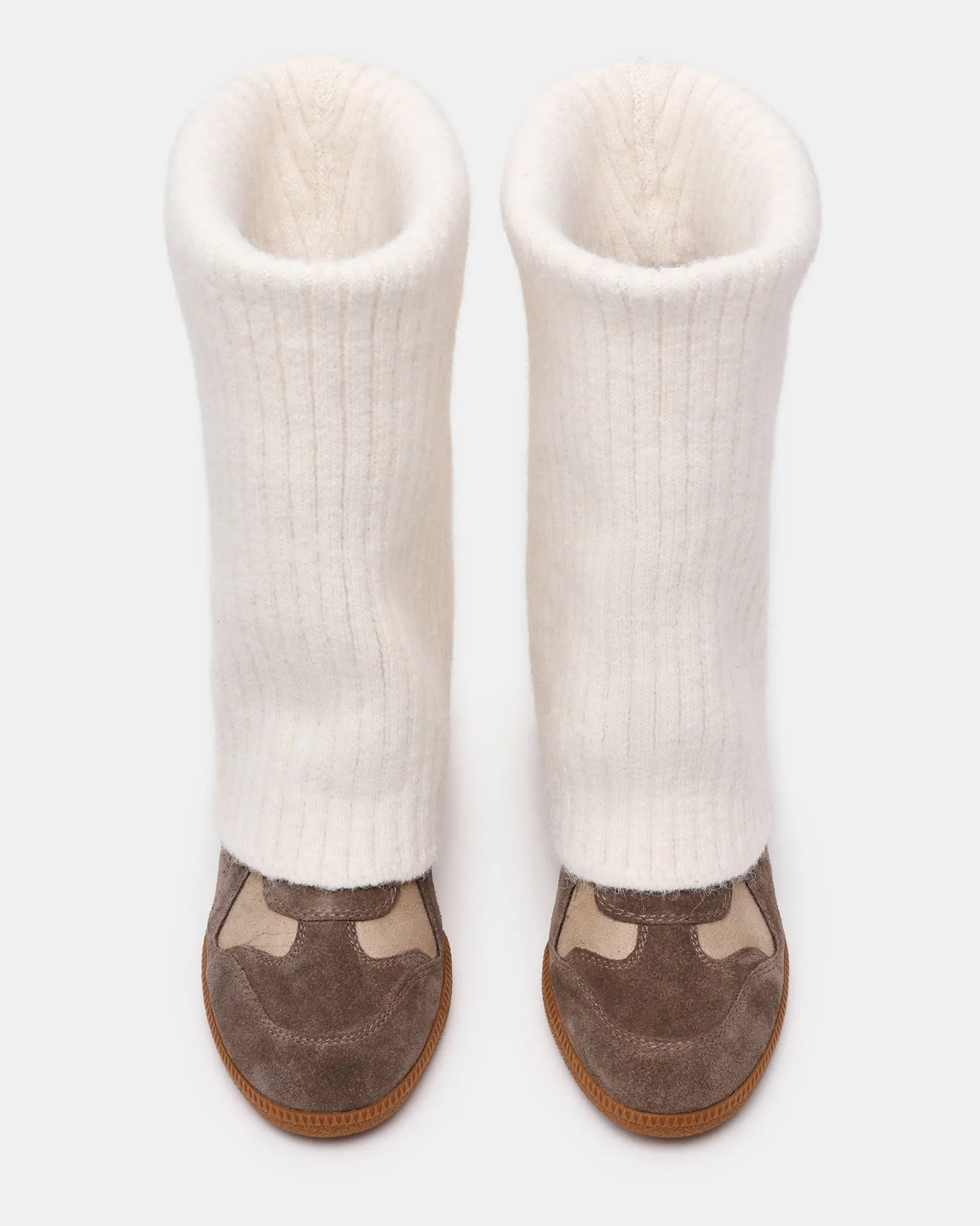 MAVIS KNIT TAUPE SUEDE sold by Steve Madden product image thumbnail 5
