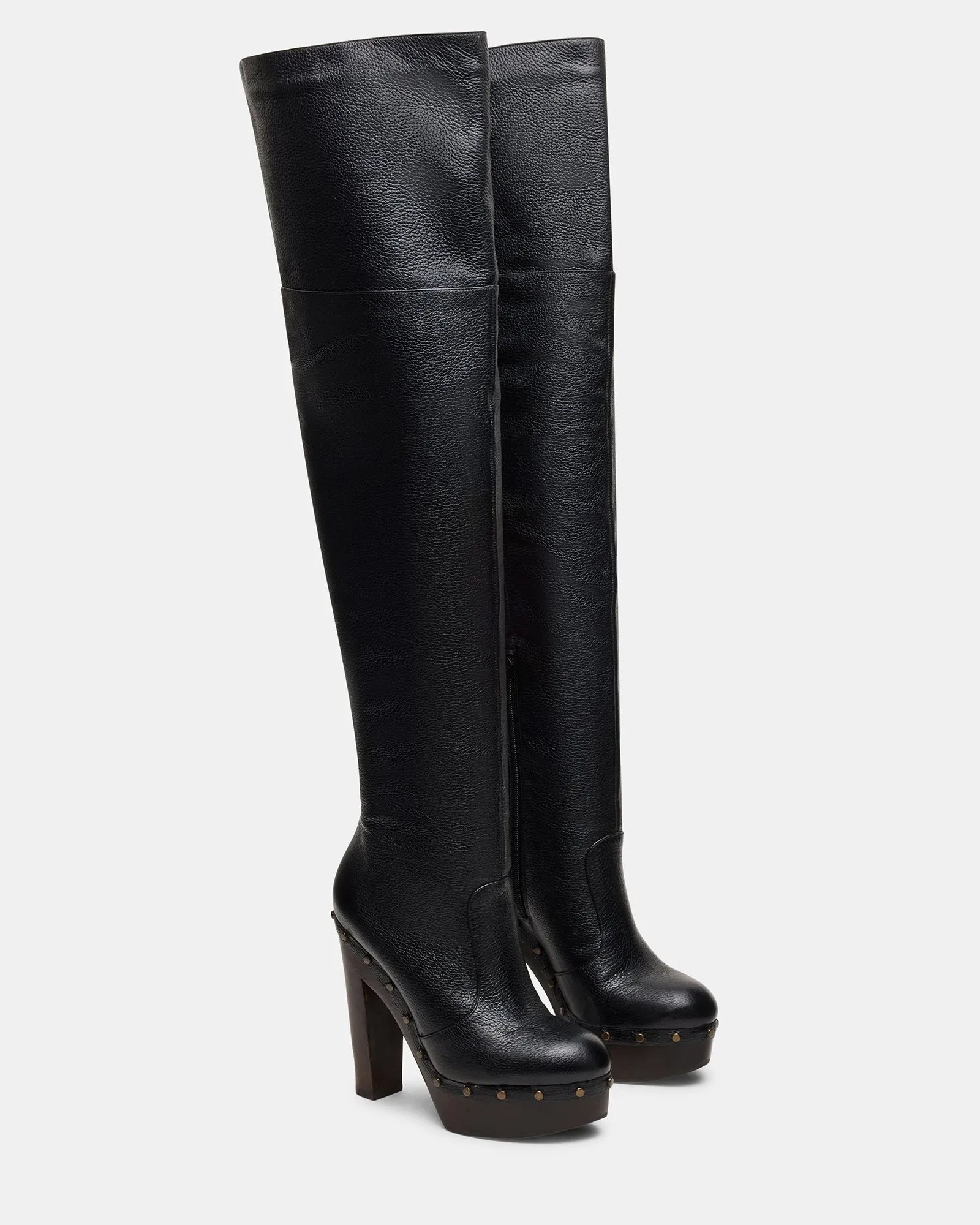 DELMIRA BLACK LEATHER sold by Steve Madden product image thumbnail 2
