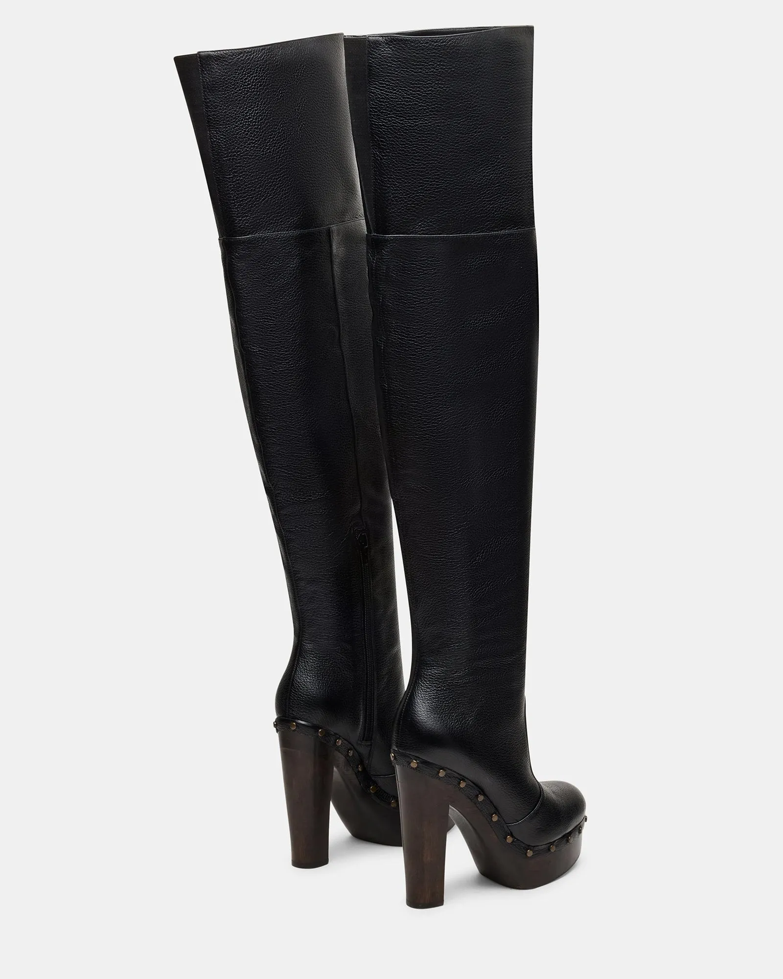 DELMIRA BLACK LEATHER sold by Steve Madden product image thumbnail 5