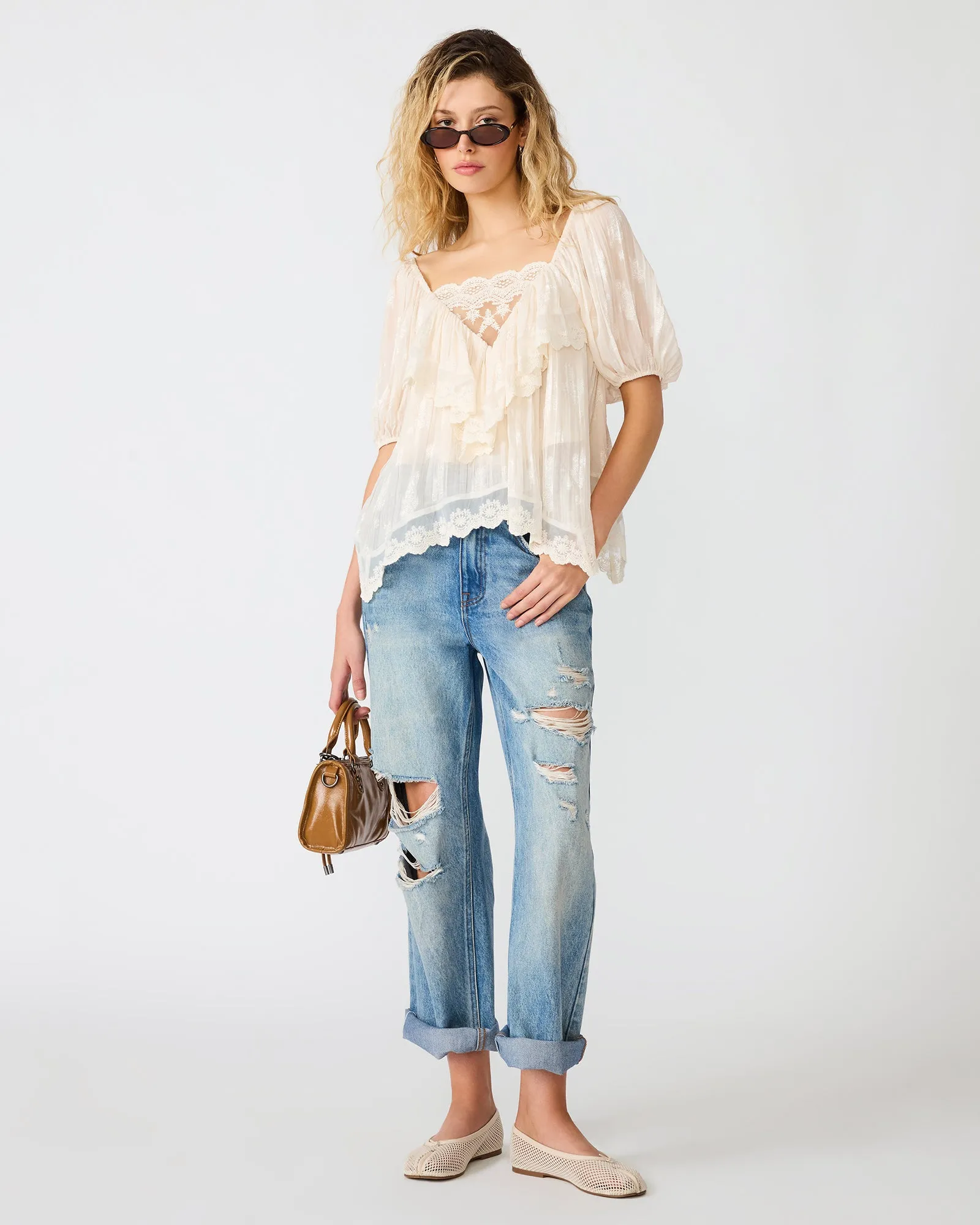 VICKIE TOP CREAM sold by Steve Madden product image thumbnail 2