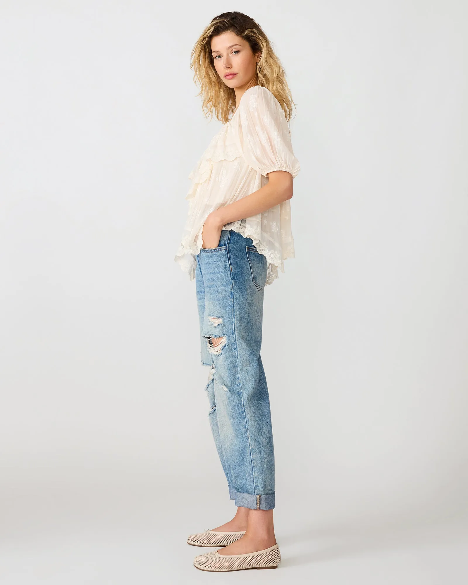 VICKIE TOP CREAM sold by Steve Madden product image thumbnail 3