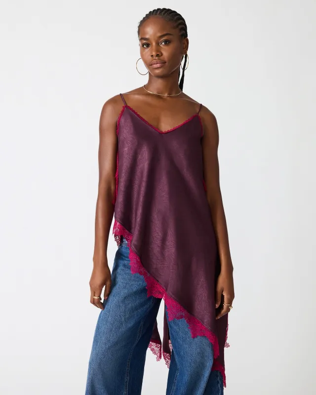 MARGAN TOP DEEP FIG made by Steve Madden