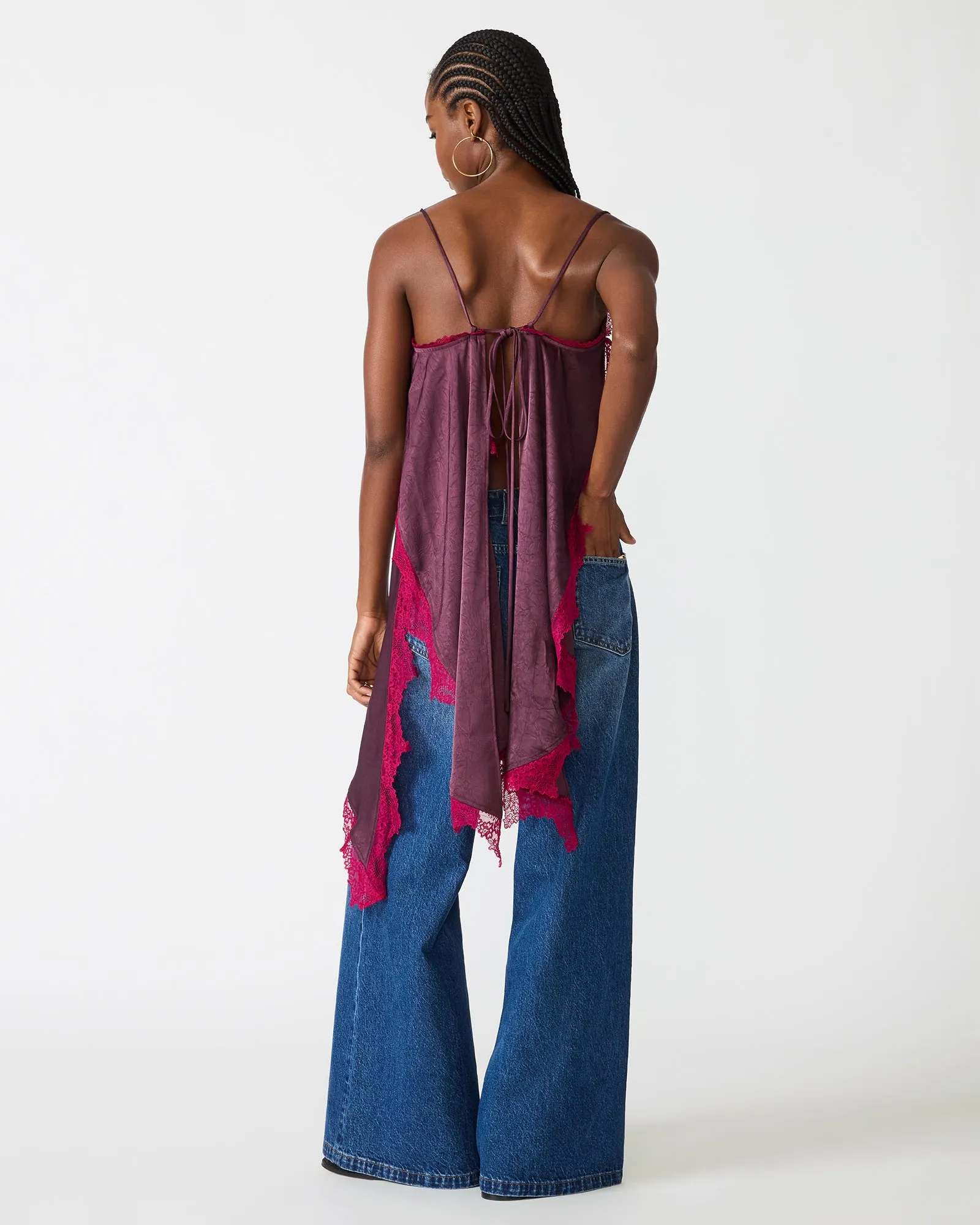 MARGAN TOP DEEP FIG sold by Steve Madden product image thumbnail 4