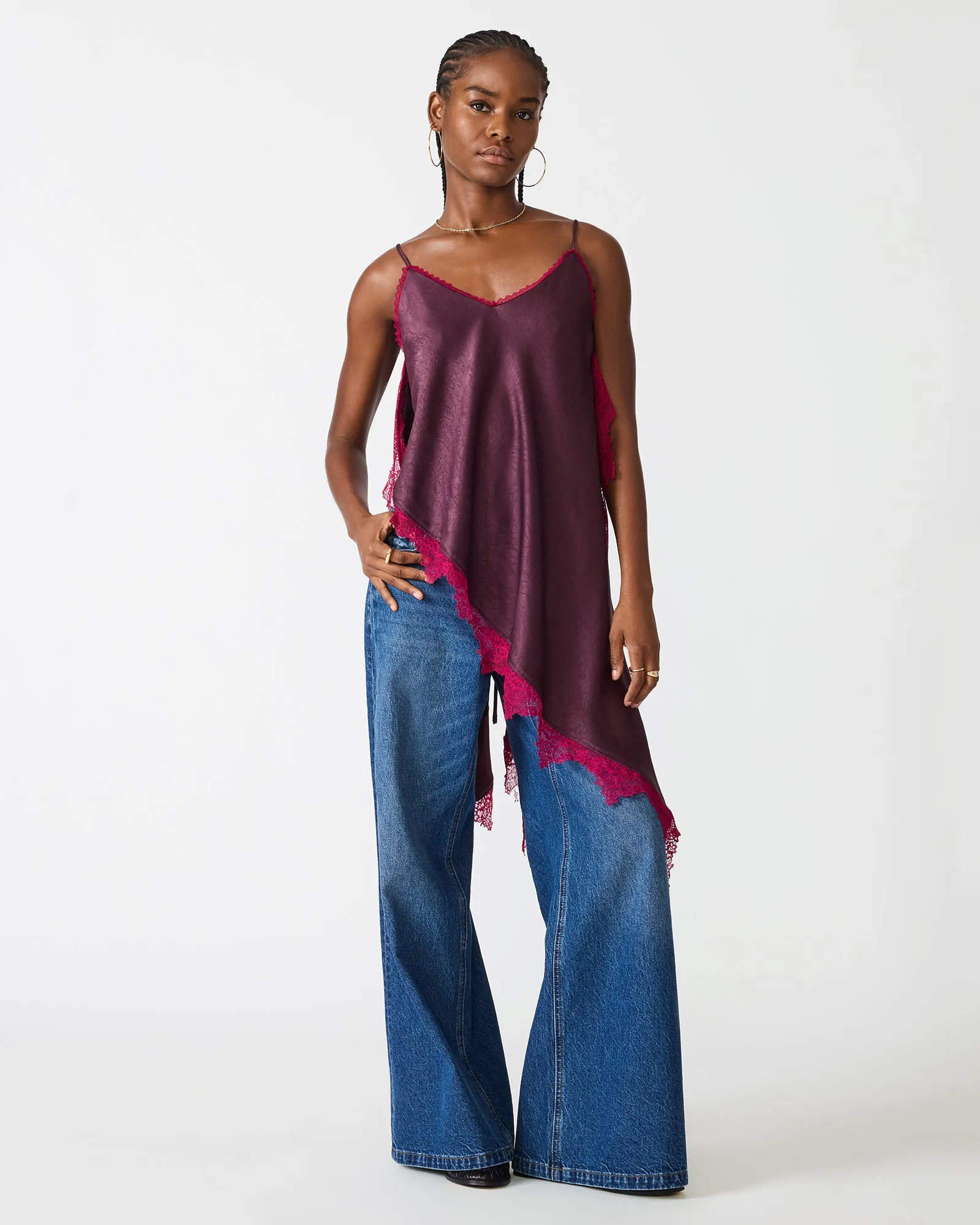 MARGAN TOP DEEP FIG sold by Steve Madden product image thumbnail 2