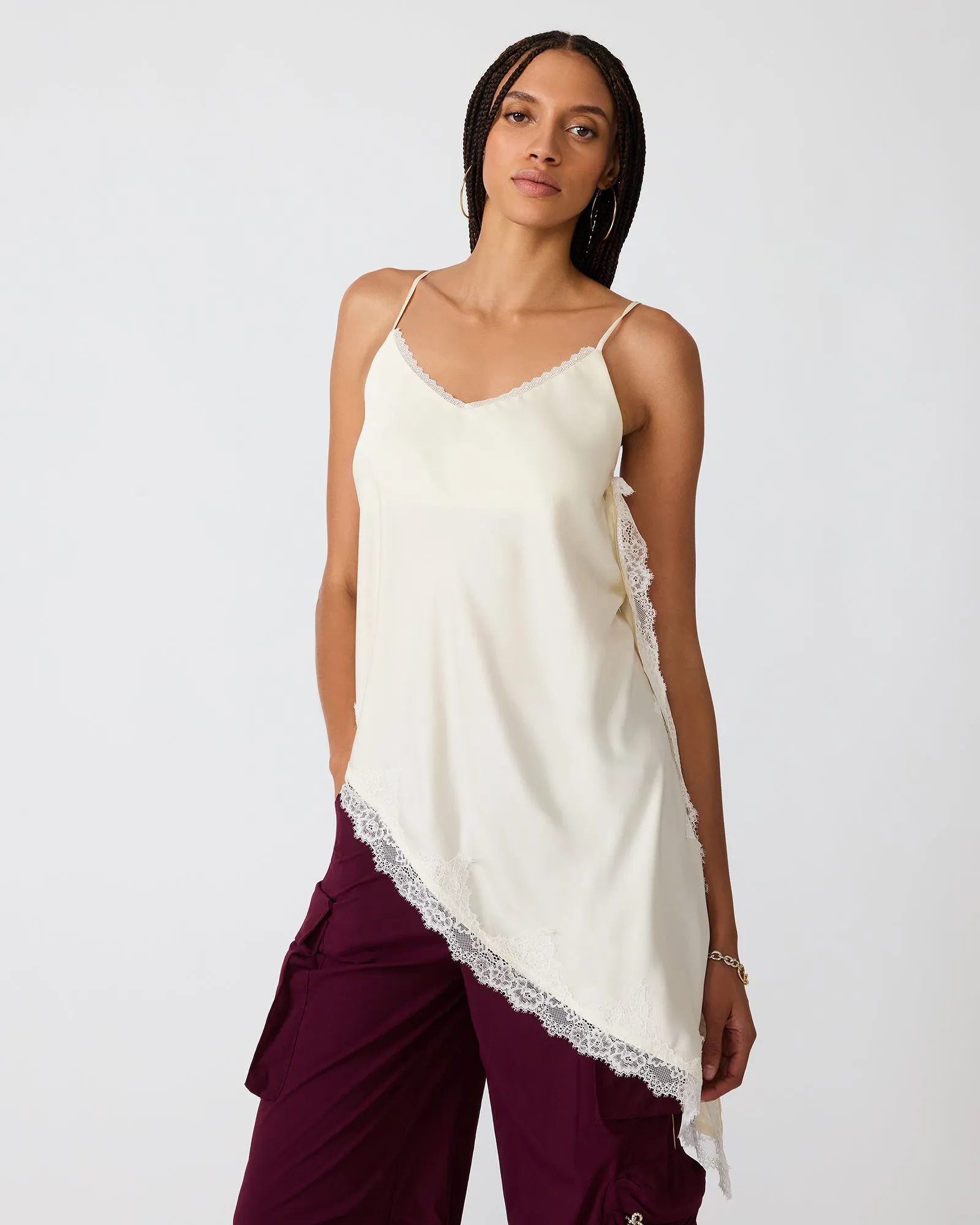 MARGAN TOP CREAM sold by Steve Madden