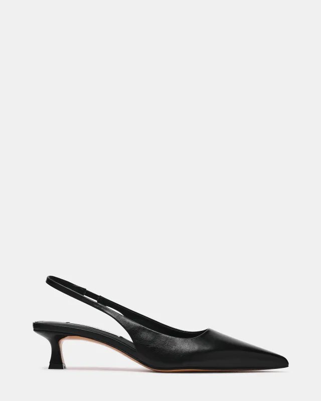KATHY BLACK LEATHER made by Steve Madden