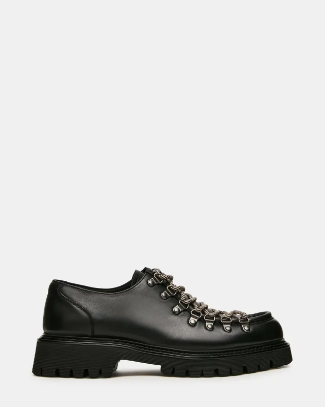 CALIX BLACK LEATHER made by Steve Madden