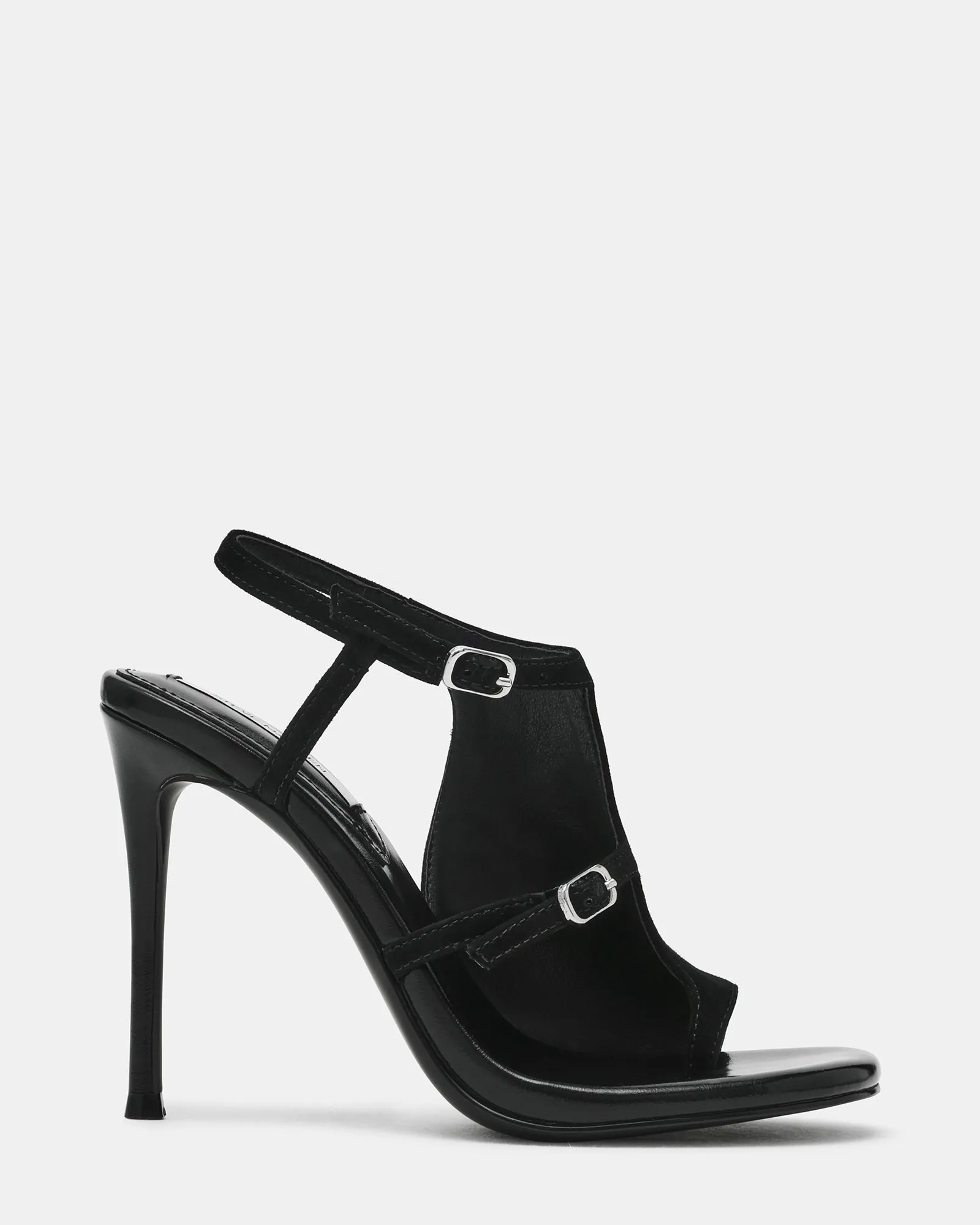 TALLIE BLACK SUEDE sold by Steve Madden