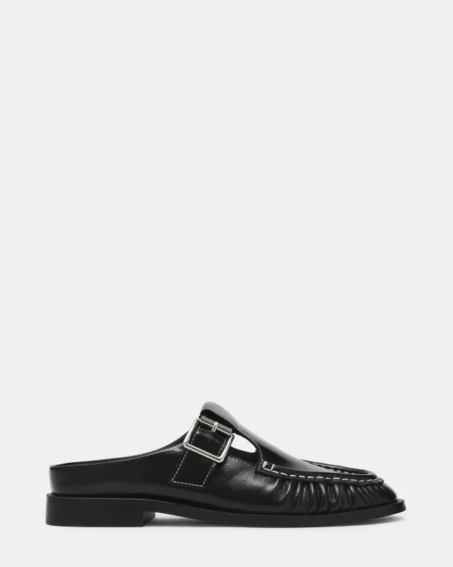 RONA BLACK LEATHER made by Steve Madden