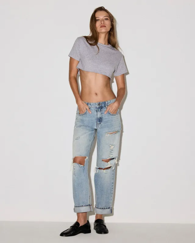 THE STEVIE JEAN VINTAGE BLUE made by Steve Madden