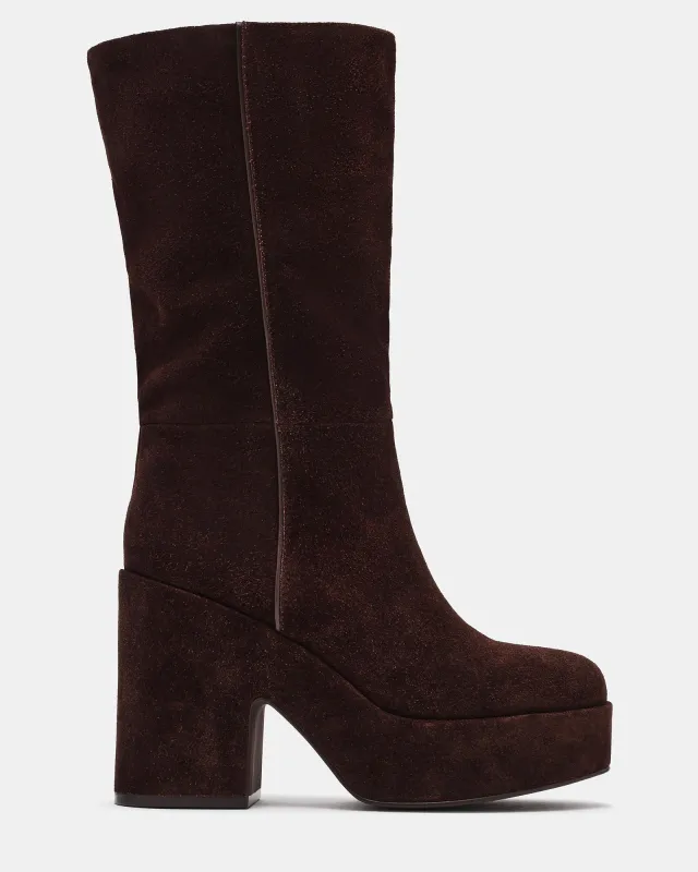 TITAN BROWN SUEDE made by Steve Madden