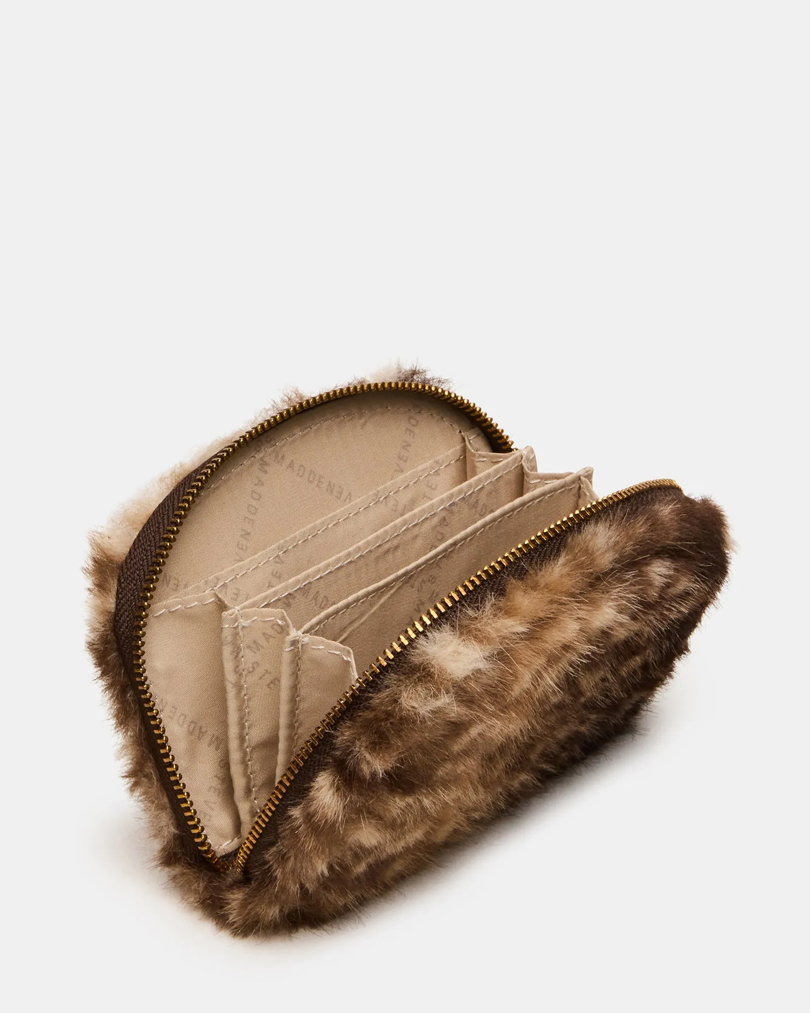 JADEZ FAUX FUR WALLET CHOCOLATE MULTI sold by Steve Madden product image thumbnail 4